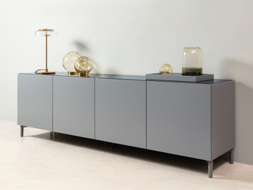 ROLF BENZ 9200 STRETTO - Wooden sideboard with doors with drawers by Rolf Benz - view 3